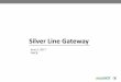 Silver Line Gateway Line Gateway Overview 3 1997-2010: Urban Ring planning efforts identified the need for improved transit connections between Chelsea and the Blue and Orange Lines