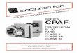 CENTRIFUGAL PLUG FANS CLASSII CLASSIIP CLASSIII · CENTRIFUGAL PLUG FANS CLASSII CLASSIIP ... • Wheel mounted on fan shaft with two pillow block ... Check CPAF catalog for 6300