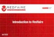 Introduction to Redfaire - fss-group.com · Real-time integration via BSSV Versatile