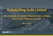 Bullabulling Gold Limited For personal use only - ASX · Bullabulling Gold Limited ... This presentation does not constitute an offer to issue or sell, ... • Soft host rock 