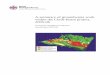 A summary of groundwater work within the Clyde Basin ... · 6.5 Groundwater modelling ... threats to shallow groundwater. This report is therefore intended to be a record ... the