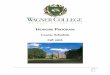 HONORS PROGRAM Course Schedule Fall 2016 - …wagner.edu/honors/files/2012/02/Honors-Course-Catalog-Fall-2016.pdfWelcome by the Director of the Honors Program 3 Course Schedule for