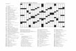 crossword web - Indy WeekThe Lady Tramp' Was merciful Coastal wetland Machinery spindle Parched Poked fun at Oil letters Sailor of sorts Song Go Out ... crossword web.indd Created