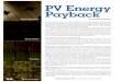 PV Energy Payback - Sunlight Solar Energysunlightsolar.com/img/PV-Embodied-Energy_Home-Power-mag.pdfis sectioned into cell-sized lengths to make individual PV cells. The ribbon silicon
