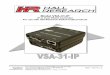 Model VSA-31-IP - IP Dual Port Controller - Hall Research · Model VSA-31-IP IP to Dual RS232 ... Default back to a standard communication path after 3 ... Set the IP Address to any