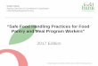 “Safe Food Handling Practices for Food Pantry and Meal … Resources/FPs… ·  · 2017-05-04“Safe Food Handling Practices for Food ... Four Acceptable Methods of Thawing Food