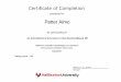 Halliburton.pdf · Certificate of Completion presented to Petter Almo for participating in An Introductory Overview to the DecisionSpace DE Halliburton UniversityTM acknowledges your