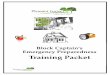 Block Captain’s Emergency Preparedness Training Packet management/PG Block... · Emergency Preparedness Training Packet. ... This packet contains detailed instructions as to the