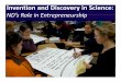 Invention and Discovery in Sciencensl/Lectures/Junior_seminar/JPW 2009 Entrepreneurship.pdfInvention Probably Do you technology due diligence early too Early to ... Discoveries Laboratory
