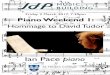 Hommage to David Tudor - JdP Music Building | ·  · 2017-06-23Hommage to David Tudor - 7.30pm PROGRAMME ... only register and type of technique, ... Wolpe derives a series of twelve-tone