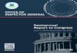Semiannual Report to Congress, April 1, 2014 - September ... · In this semiannual report to Congress, the Office ... The “Impediments to OIG Efforts” section of ... the OIG exceeded