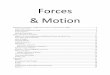 Forces & Motion - nhehs.org.uk and motion_notes_triple 201… · Forces & Motion Movement and Position: Displacement-Time and Velocity-Time Graphs..... 2 Scalars and Vectors 