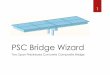 PSC Bridge Wizardnorthamerica.midasuser.com/web/upload/attach/4.PSC Bridge...Prestressed Composite Bridge Wizard 1. Structure>Prestressed composite Bridge 2. Span Information: 2@21m