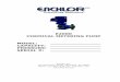E2000 CHEMICAL METERING PUMP MODEL: …. INTRODUCTION Enchlor metering pumps are designed and manufactured for long, low maintenance service life and when properly applied, will give