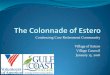 Continuing Care Retirement Community Village of … Care Retirement Community. Village of Estero . ... Proposing a more compatible use with the single - ... criteria of a stormwater
