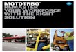 MOTOTRBO REMASTER YOUR WORKFORCE WITH … · MOTOTRBO ™ REMASTER YOUR WORKFORCE WITH THE RIGHT ... Dispatch text messages the address and directions to ... to automatically switch
