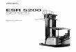 ESR 5200 SERIES - Crown Equipment Corporation€¦ · ESR 5200 Series Specifications ... 4.1 Tilt forward / backward angle ° see table of dimensions 4 ... 4.3 Free Lift w.o. load
