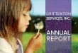 CRITTENTON SERVICES, INC. 2016 - Squarespace · 2016 ANNUAL REPORT Mission Statement We embrace children and families in need with nurturing services to help them achieve self-sufﬁciency