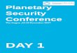 Planetary Security Conference International Cooperation, Ministery of Foreign Affairs, The Netherlands 12.30-14.30 LUNCH 13.15-14.15 SPECIAL SESSIONS: Parallel Special Thematic Seminars