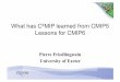 Lessons for CMIP6 - wcrp-climate.org€¦ · A Twitter account in Mr. Rou-hani’s name later stated, ... federal government open with- ... important finale — figuring that