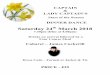 Saturday 24th March 2018€¦ ·  · 2018-02-12Cabaret – James Cockerill Dress Code – Formal or Jacket & Tie PRICE - £25 . Title: Microsoft Word - CAPTAINS' DINNER DANCE 2018.docx
