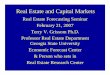 Real Estate and Capital Markets - in Real Estate Capital Markets ... Equity Participating Interests Real Estate Securities Private Syndications Public Syndications ... Real Capital