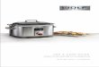 Wolf Gourmet 7 Qt. Multi-Function Cooker User Manual · 7 Parts and Features 1. Lid: The lid must be used in MANUAL, MEAL TIMER, PROGRAM, RICE, and SOUS VIDE ... regardless of recipe