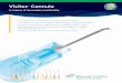 Visitec Cannula - Beaver-Visitec Home · Visitec® Cannula A Legacy of Innovation and Quality ...  Visitec®, a market leader of ophthalmic cannulas, 