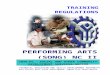 TRAINING REGULATIONS FOR - Technical Education … PERFORMING ARTS (SONG... · Web viewAppropriate venue with adequate space and acoustic qualities 5. Methods of Assessment Competency
