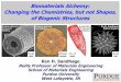 Biomaterials Alchemy: Changing the Chemistries, … · Biomaterials Alchemy: Changing the Chemistries, but not Shapes, of Biogenic Structures Eu- BaTiO 3 P. blumei Replica Fe 3 O