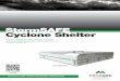 StormSAFE Cyclone Shelter - MineARC | Home - … • AS/NZS 2312:2002 • Sand blasted to 2.5 grit 4 ® MineARCSystems StormSAFE Exterior The standard StormSAFE Shelter is designed