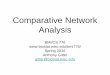 Comparative Network Analysis - University of … common subgraph topologies ... Count all topologies of subgraphs of size m ... Comparative network analysis 