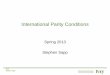 International Parity Conditions - Ivey Business School Stephen Sapp h Parity Conditions We will build on this intuition to develop the following international parity conditions: (1)