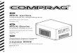 RDX series - kjv.dk RDX.pdf · COMPRAG RDX series compressed air refrigerated dryer 3 Contents 1 Safety guidelines 4 1.1 Symbols used in the instructions 4 ... 3.3 Preparation of