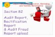 Audit Report & Rectification Report - nagpuricai report and incidental work with the help of Taluka Auditors. The ... Title: Microsoft PowerPoint ... Audit Report & Rectification Report