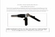 D-100-C Hand Hydraulic Riveter Operating Instructions ...€¦ · D-IOO-C Hand Hydraulic Riveter Operating Instructions The D-100-C is a hydraulic tool designed to set from 1/8 inch