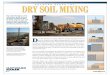 Hayward Baker Dry Soil Mixing Brochure · depth to pre-condition the soil. ... soil as it advances to the maximum treatment depth. ... uTotal quantity of binder added during mixing