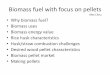 Biomass fuel with focus on pellets - leotiger.com fuel with focus on pellets •Why biomass fuel? ... Sunflower 9% 5,56 4,78 600 1,79 ... hourly output tons 11.2 paddy equiv 56