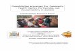 Consolidating processes for Community – Health … processes for Community – Health Centre Partnership and . ... following training by TARSC and IHRDC in ... Consolidating processes