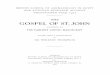 THE GOSPEL OF ST. JOHN - The Coptic Orthodox Church · british school of archaeology in egypt and egyptian research account twenty-ninth year, i 923 the gospel of st.john according