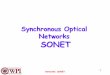 Synchronous Optical Networks SONET - WPIrek/Undergrad_Nets/B07/SONET.pdf · • In the 1980’s Bellcore developed the Synchronous Optical Network (SONET) ... many signals of different