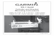 Cylinder and Bracket Mounting Instructions - Garminstatic.garmin.com/pumac/TR-1GoldMarineAutopilot_CylinderandBracke… · Cylinder and Bracket Mounting Instructions ... Nylon 1/4