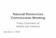 Natural Resources Commission Meeting€¦ · Natural Resources Commission Meeting ... To provide world-class freshwater fishing opportunities, ... • Rays Marina