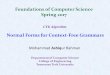 Foundations of Computer Science Spring 2017users.csc.tntech.edu/~marahman/courses/CSC_2710/Lecture09_Chapt… · Mohammad Ashiqur Rahman Department of Computer Science College of