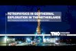 Petrophysics in geothermal exploration in The Netherlands ...€¦ · PETROPHYSICS IN GEOTHERMAL EXPLORATION IN THE NETHERLANDS Dutch Petrophysical Society Meeting - March 8th, 2018