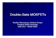 Double-Gate MOSFETs - UValbailon/Docencia/MUI-TIC/00.IES/... · Double-Gate MOSFETs Kavitha Ramasamy, Cristina Crespo Portland State University ECE 515 – Winter 2003