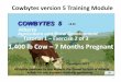 Tutorial 1 Exercise 2 of 3 1,400 lb Cow 7 Months PregnantFILE/tutorial1-e2.pdf · Tutorial 1 – Exercise 2 of 3 1,400 lb Cow – 7 Months Pregnant 1 . Cowbytes Version 5 ... Save