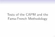 Capital Asset ricing Model - SFU.cabaa7/Teaching/econ818/Slides_CAPM.pdf · – Actually testing the model ... used the two stage approach to testing the CAPM outlined above, 
