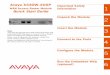Avaya X330W-2USP Important Safety WAN Access …support.avaya.com/elmodocs2/cajun/cajun_documentation/X...Avaya X330W-2USP WAN Access Router Module Quick Start Guide 1 2 3 4 5 6 Run