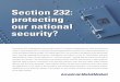 Section 232: protecting our national security? - AMM Daily/Section232.pdf · The Section 232 investigations announced by the U.S. Commerce Department on steel and aluminum within